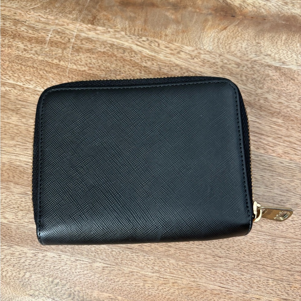 A.P.C. Black Emmanuel Leather Zip Wallet - Picture 3 of 5